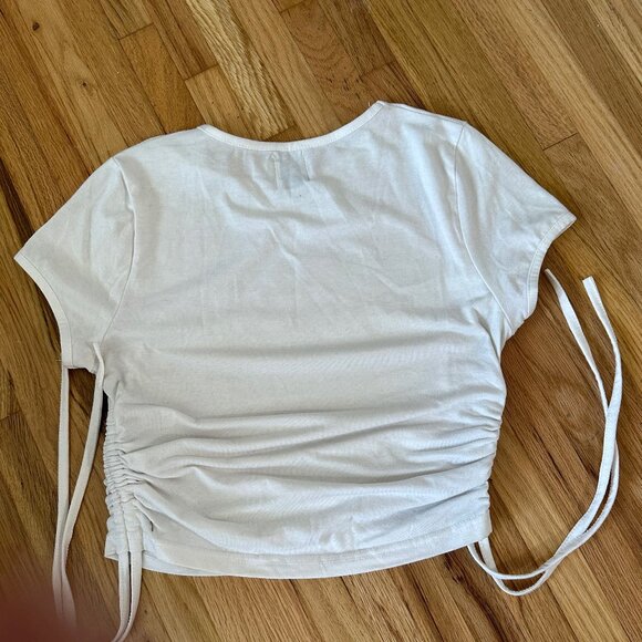 Princess Polly White Crop Top - Picture 2 of 2